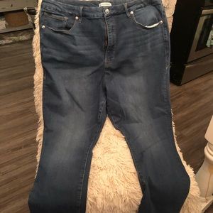 Good American Good Waist Skinny Jeans Sz 22